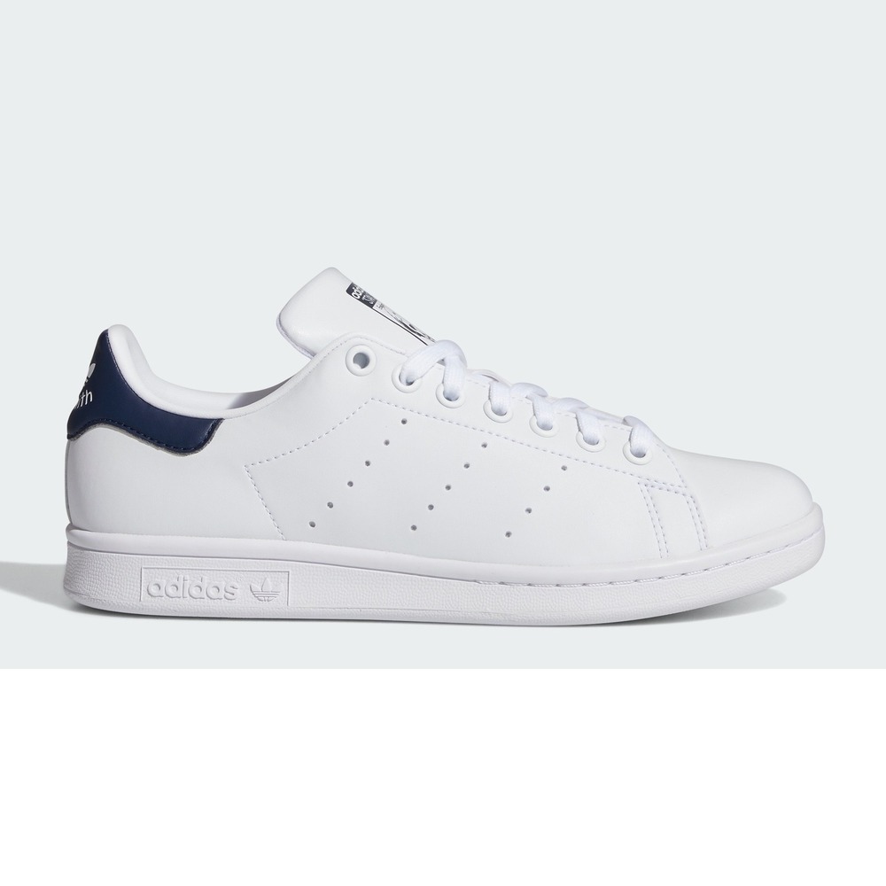 Adidas Stan Smith Primegreen White Navy Sneakers Q47224 Mens 8 Womens 9.5